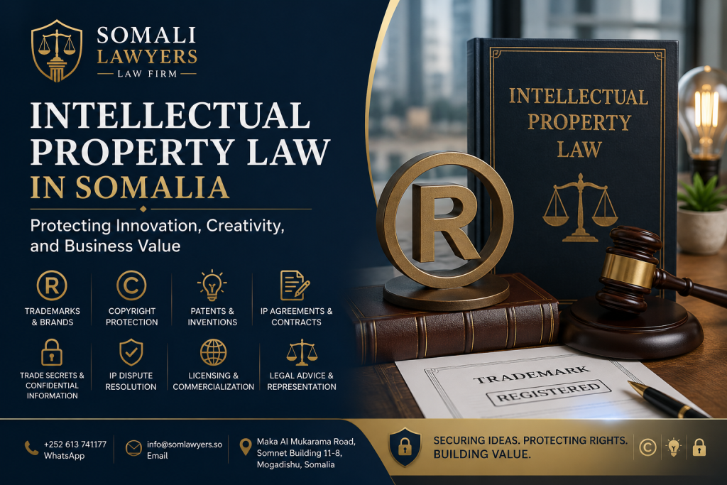 Intellectual Property Law in Somalia: Protecting Innovation, Creativity,